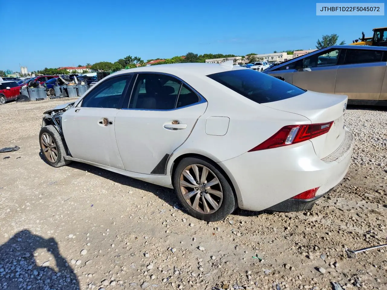 2015 LEXUS IS VIN JTHBF1D22F5045072 — фото 2