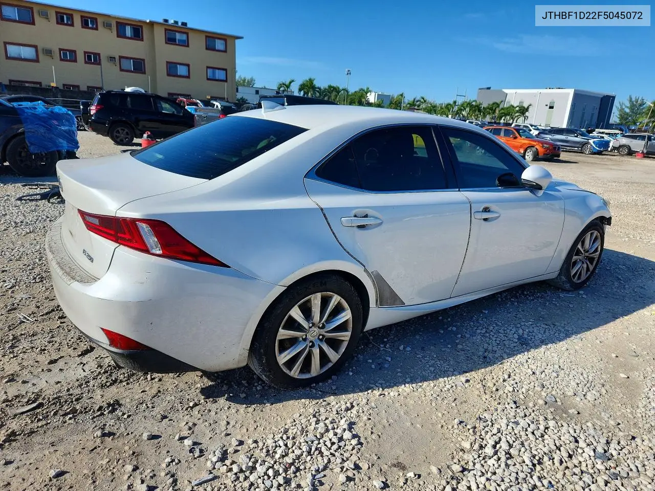 2015 LEXUS IS VIN JTHBF1D22F5045072 — фото 3