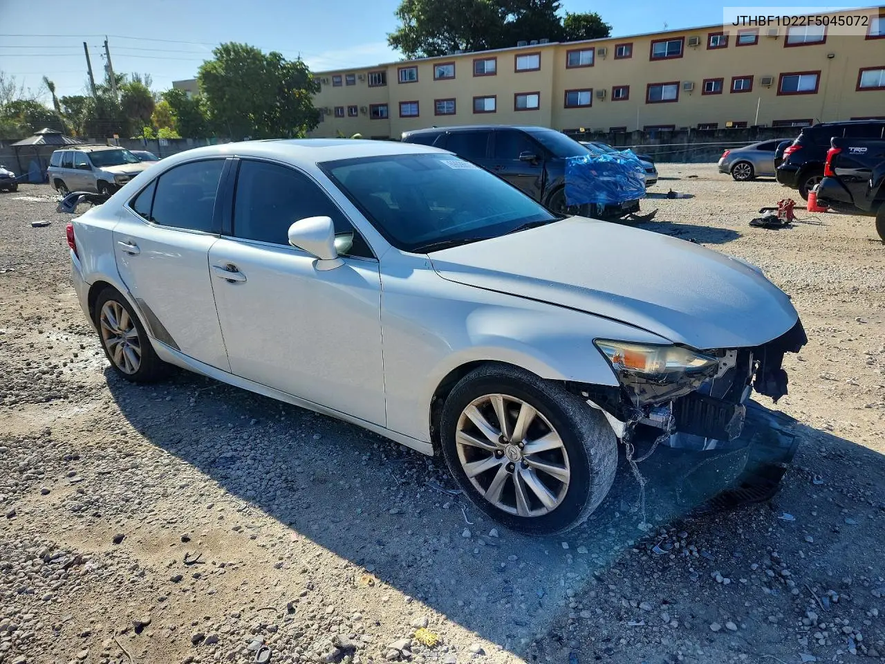 2015 LEXUS IS VIN JTHBF1D22F5045072 — фото 4