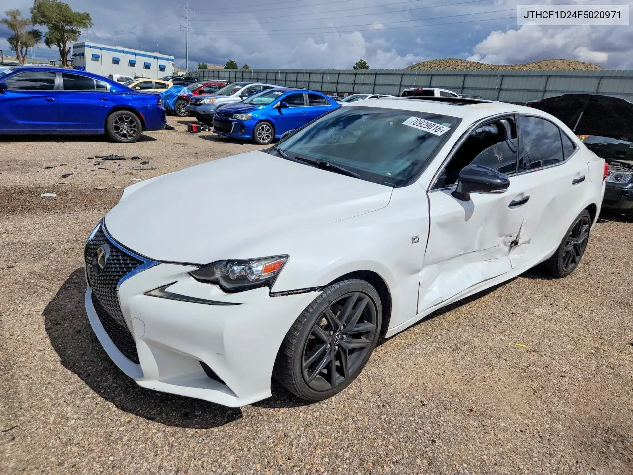 LEXUS IS 2015, VIN JTHCF1D24F5020971