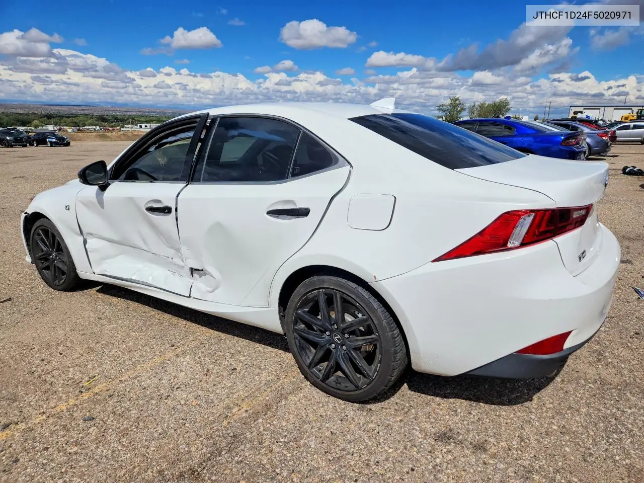 2015 LEXUS IS VIN JTHCF1D24F5020971 — фото 2
