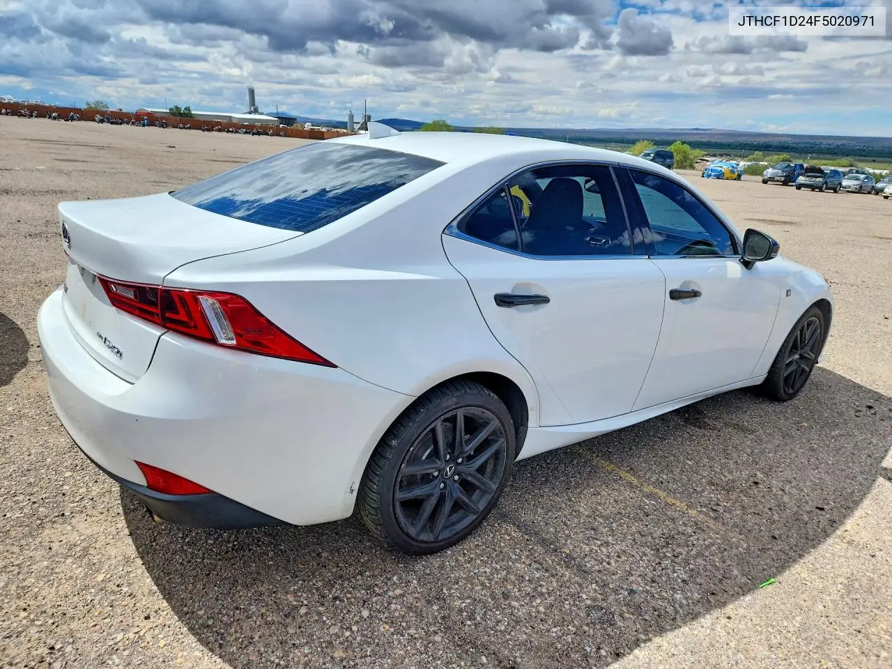 2015 LEXUS IS VIN JTHCF1D24F5020971 — фото 3