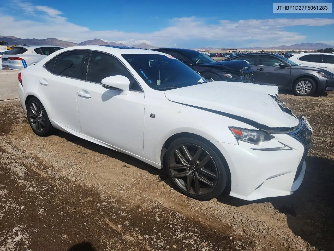 2015 LEXUS IS VIN JTHBF1D27F5061283 — фото 4