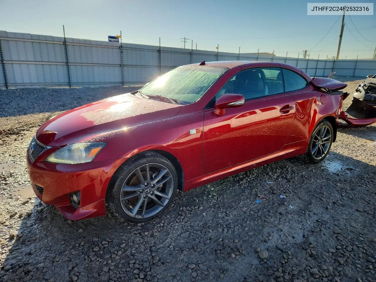 LEXUS IS 2015, VIN JTHFF2C24F2532316