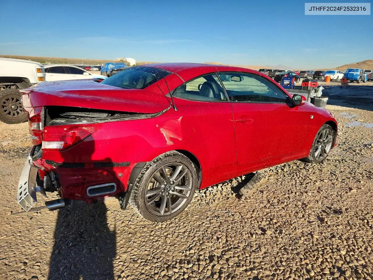 2015 LEXUS IS VIN JTHFF2C24F2532316 — фото 3