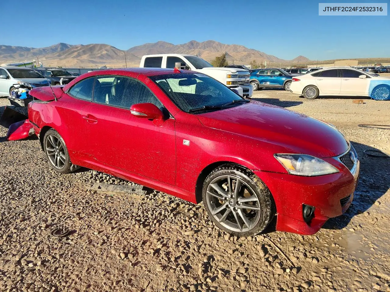 2015 LEXUS IS VIN JTHFF2C24F2532316 — фото 4