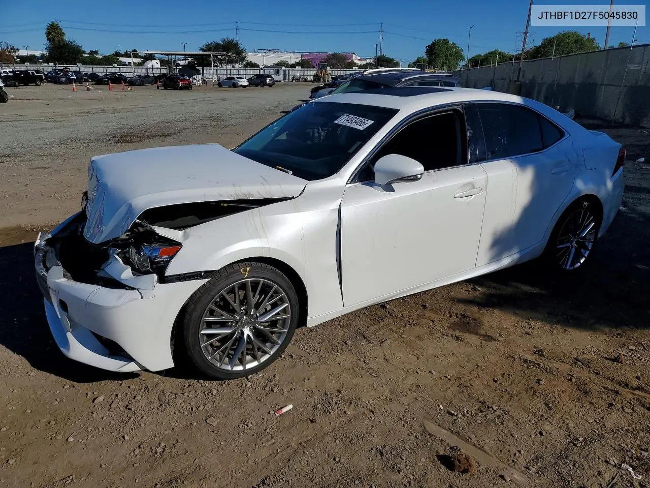 LEXUS IS 2015, VIN JTHBF1D27F5045830
