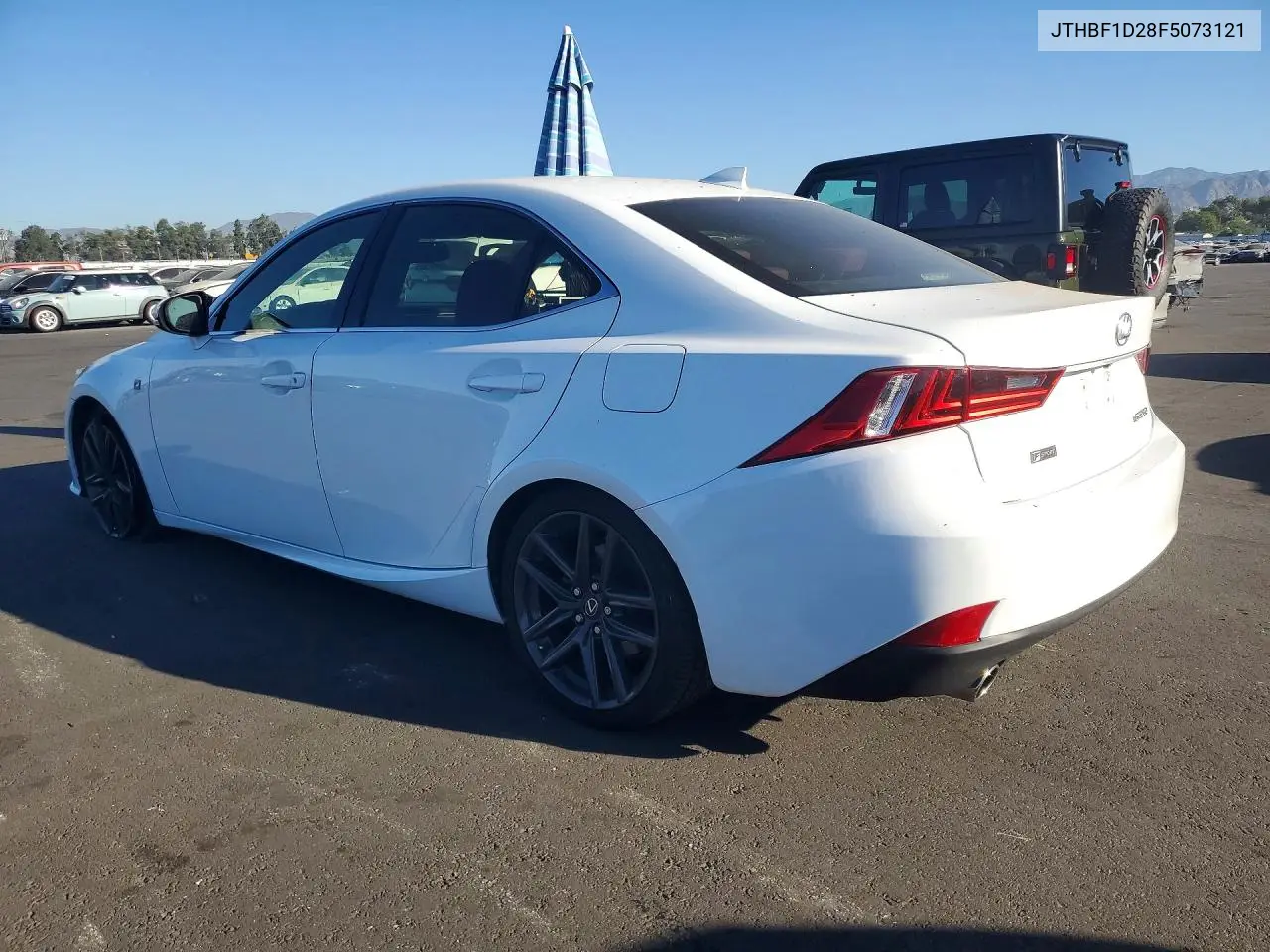 2015 LEXUS IS VIN JTHBF1D28F5073121 — фото 2