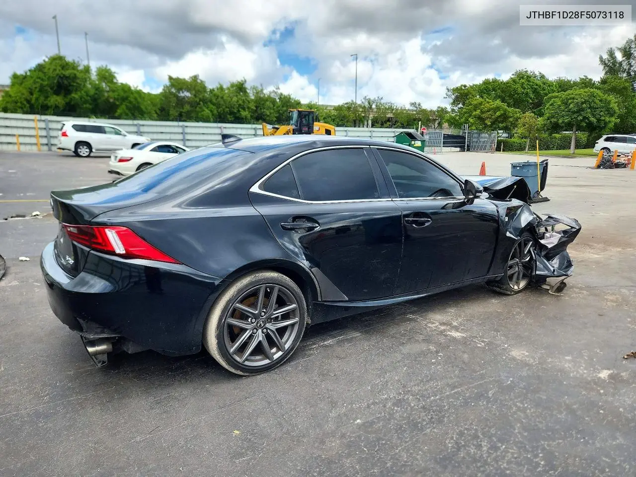 2015 LEXUS IS VIN JTHBF1D28F5073118 — фото 3