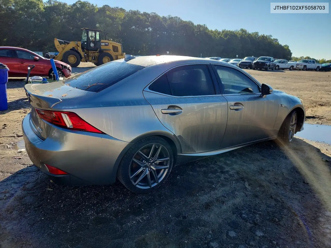 2015 LEXUS IS VIN JTHBF1D2XF5058703 — фото 3