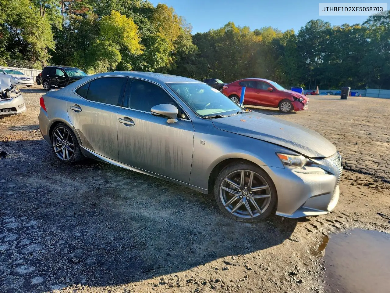 2015 LEXUS IS VIN JTHBF1D2XF5058703 — фото 4