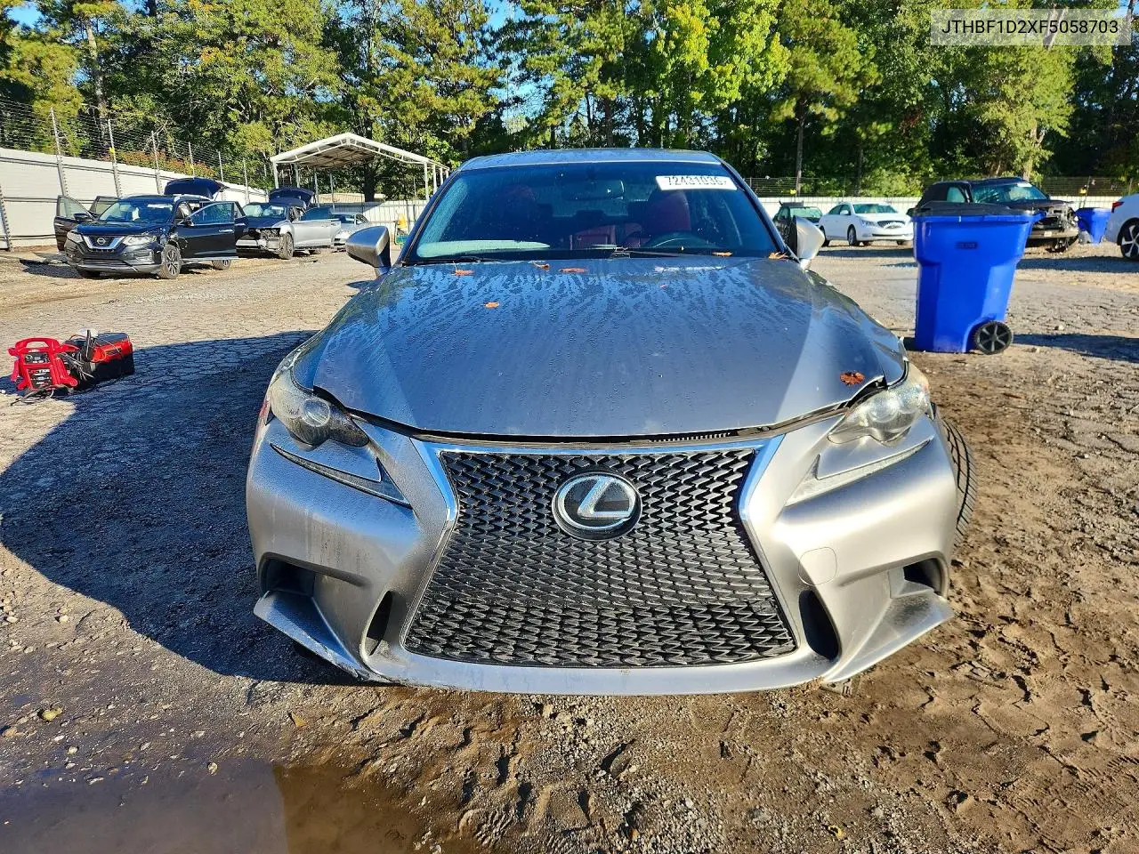 2015 LEXUS IS VIN JTHBF1D2XF5058703 — фото 5