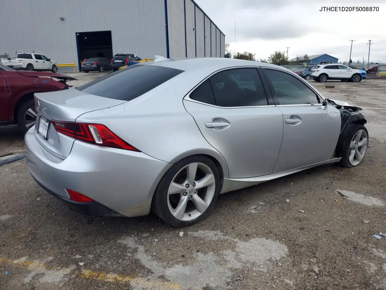 2015 LEXUS IS VIN JTHCE1D20F5008870 — фото 3