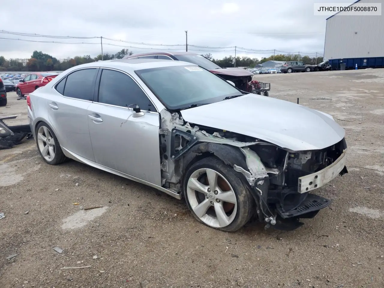 2015 LEXUS IS VIN JTHCE1D20F5008870 — фото 4