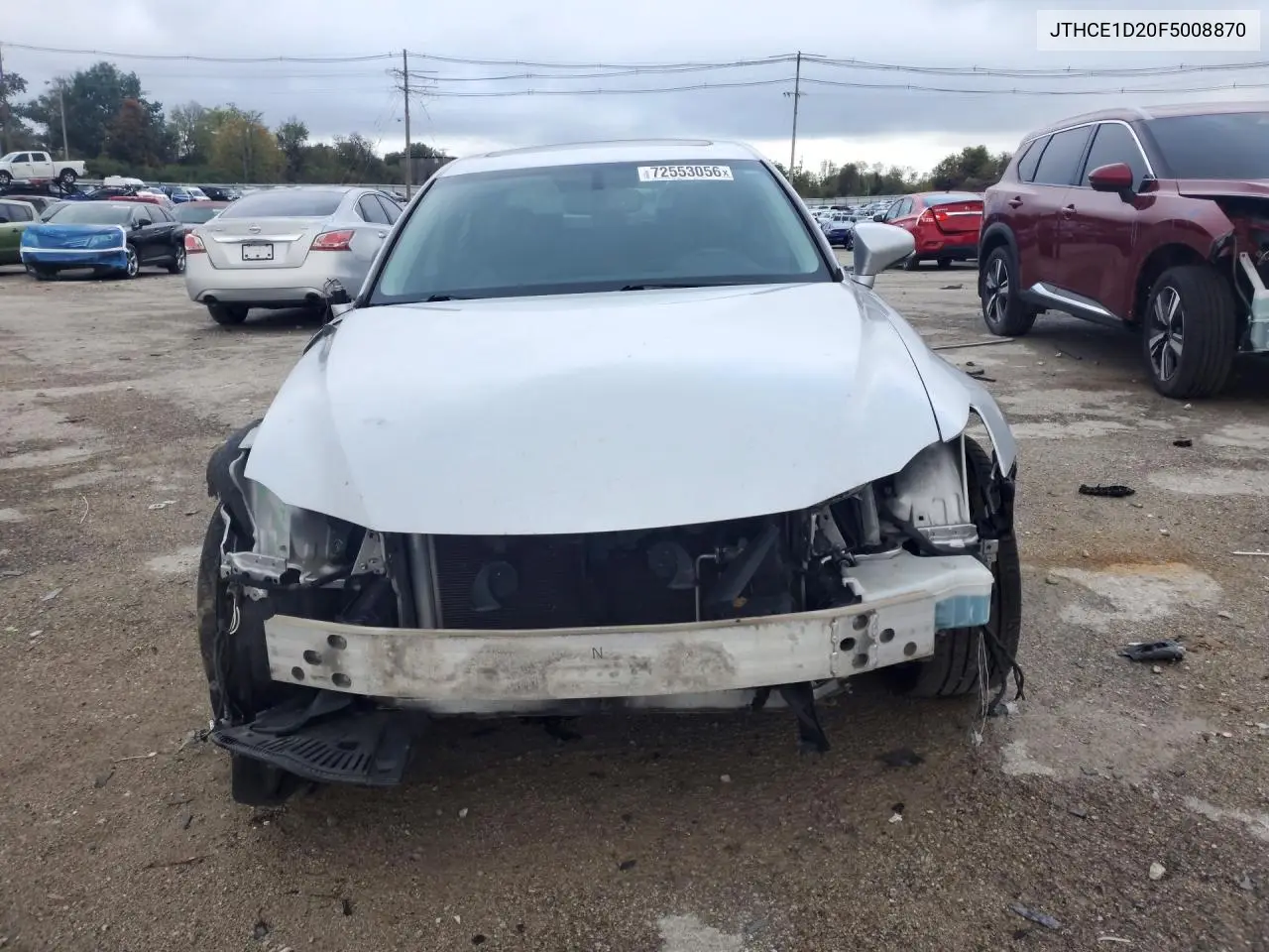 2015 LEXUS IS VIN JTHCE1D20F5008870 — фото 5