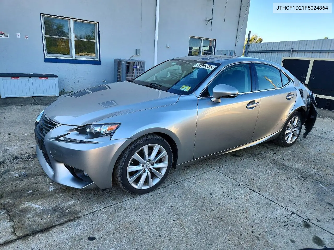 LEXUS IS 2015, VIN JTHCF1D21F5024864