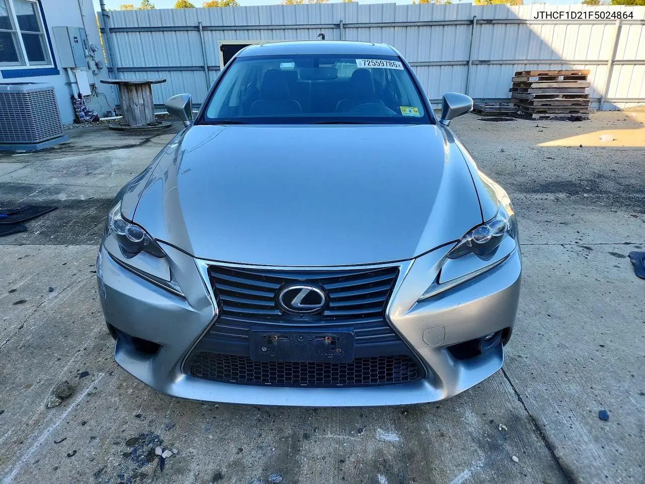 2015 LEXUS IS VIN JTHCF1D21F5024864 — фото 5