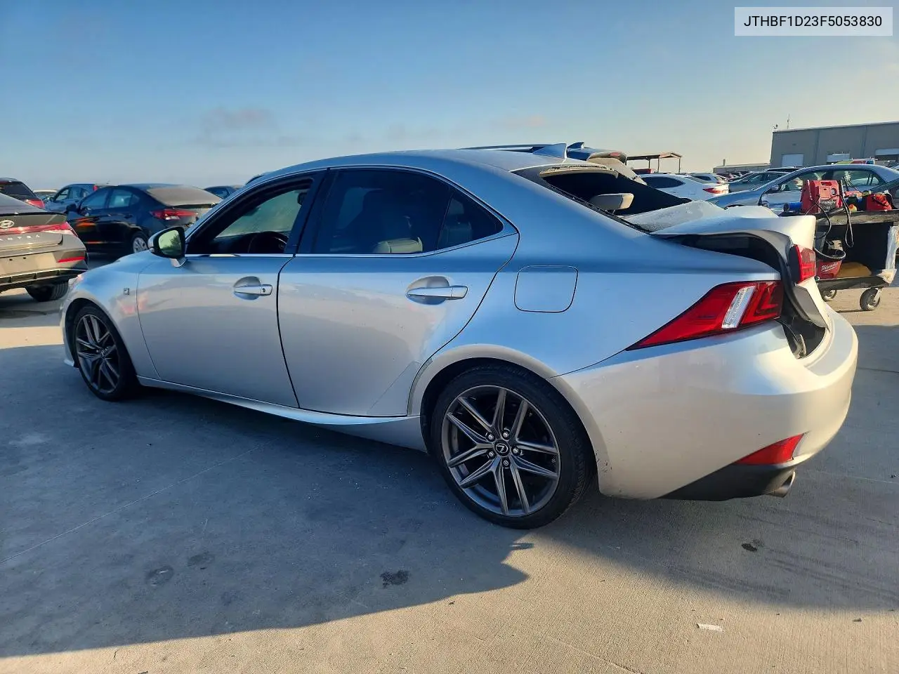 2015 LEXUS IS VIN JTHBF1D23F5053830 — фото 2