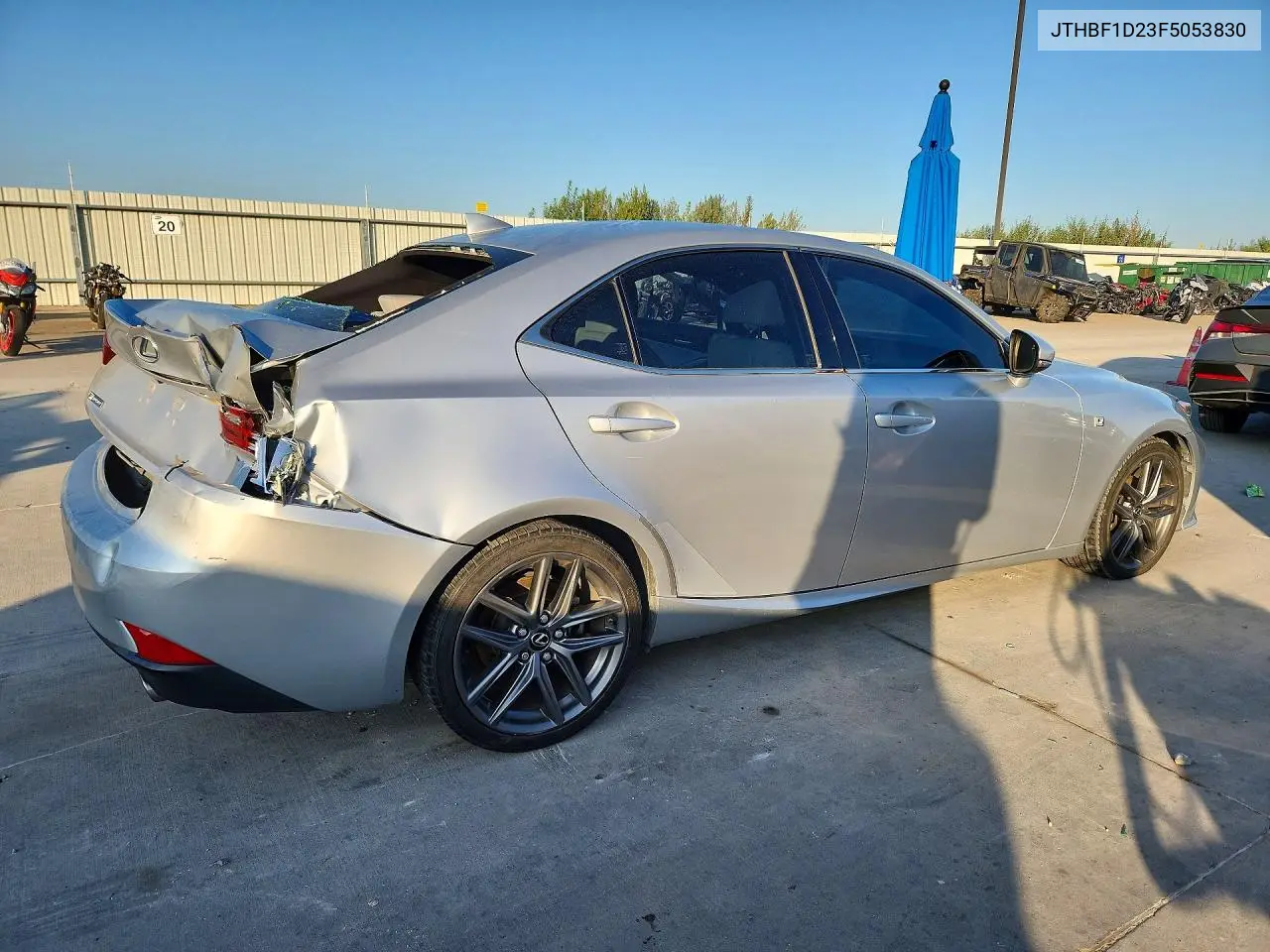 2015 LEXUS IS VIN JTHBF1D23F5053830 — фото 3