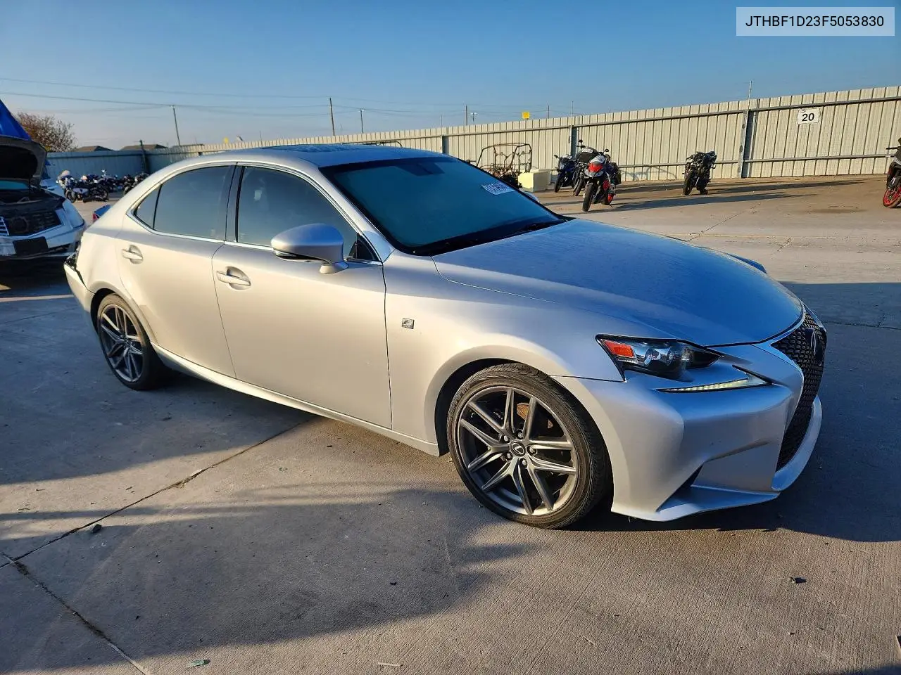 2015 LEXUS IS VIN JTHBF1D23F5053830 — фото 4