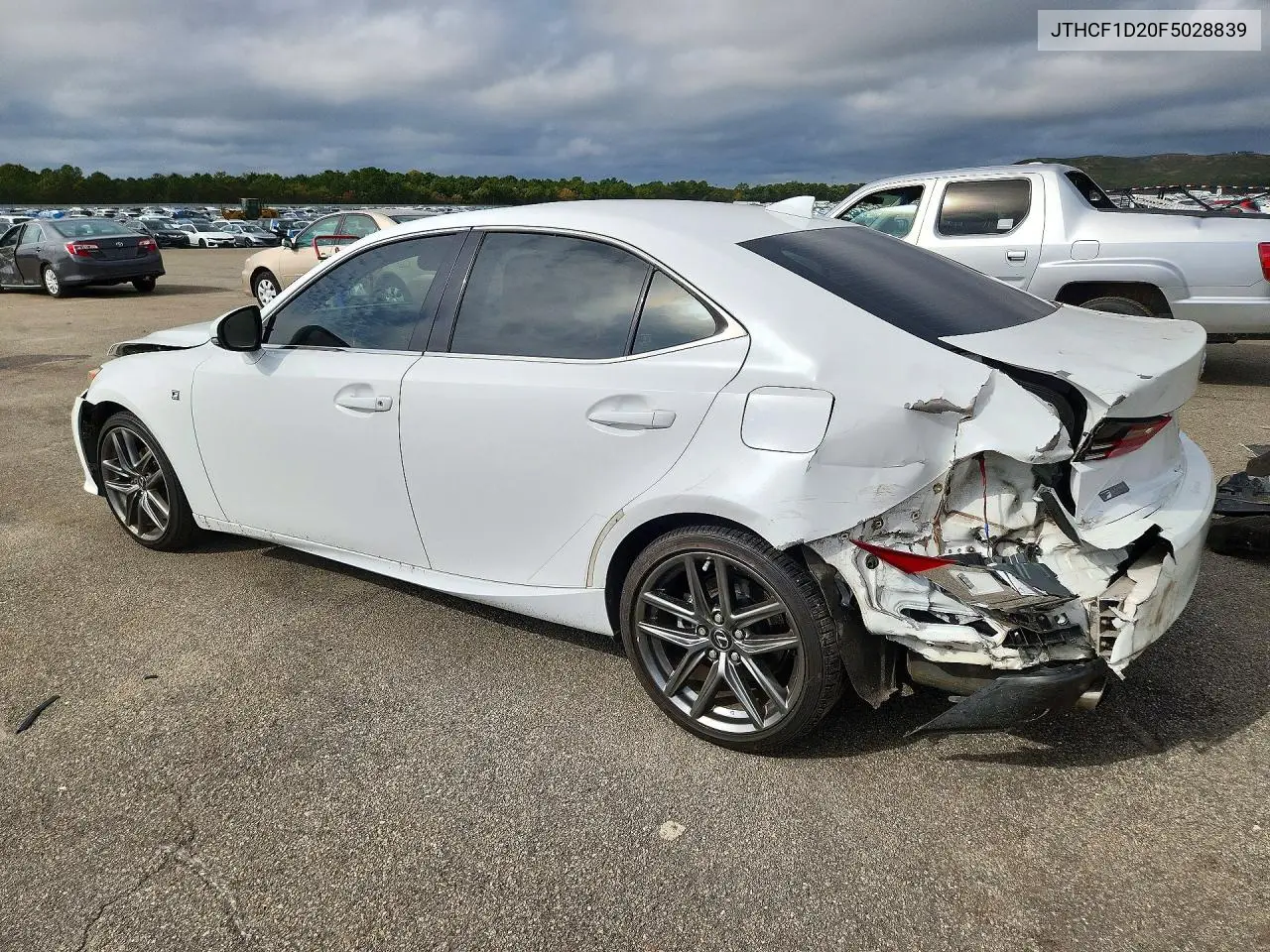 2015 LEXUS IS VIN JTHCF1D20F5028839 — фото 2