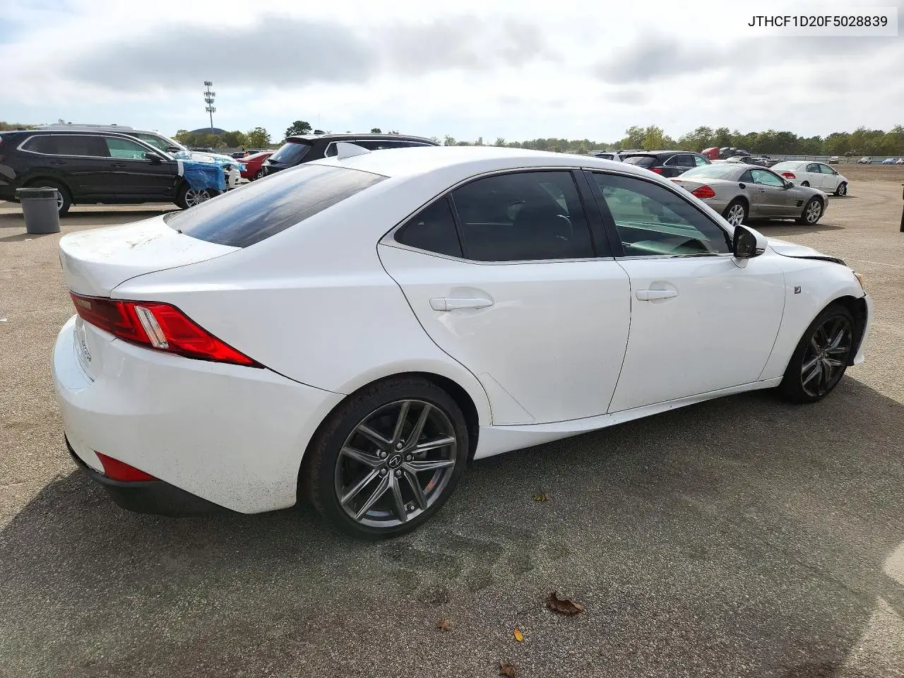 2015 LEXUS IS VIN JTHCF1D20F5028839 — фото 3