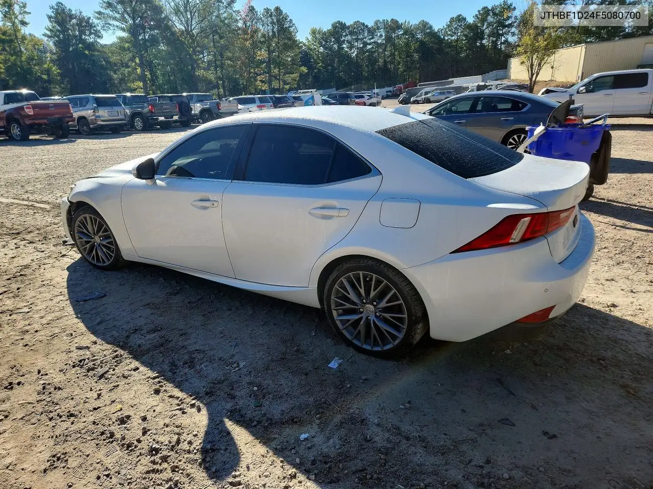 2015 LEXUS IS VIN JTHBF1D24F5080700 — фото 2