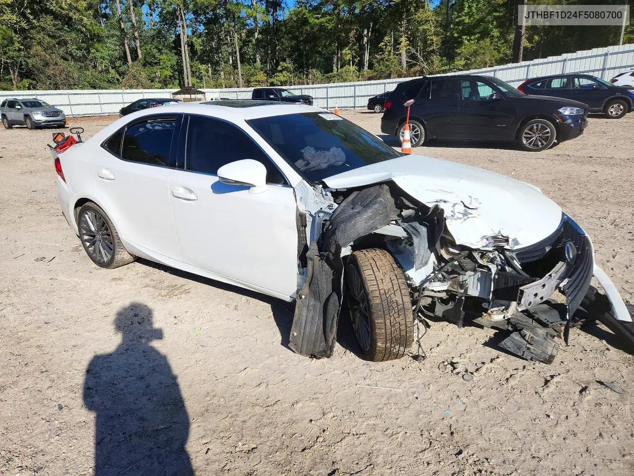 2015 LEXUS IS VIN JTHBF1D24F5080700 — фото 4