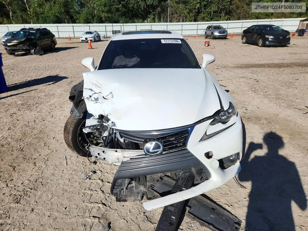 2015 LEXUS IS VIN JTHBF1D24F5080700 — фото 5