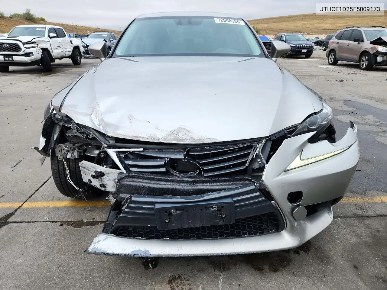 2015 LEXUS IS VIN JTHCE1D25F5009173 — фото 5