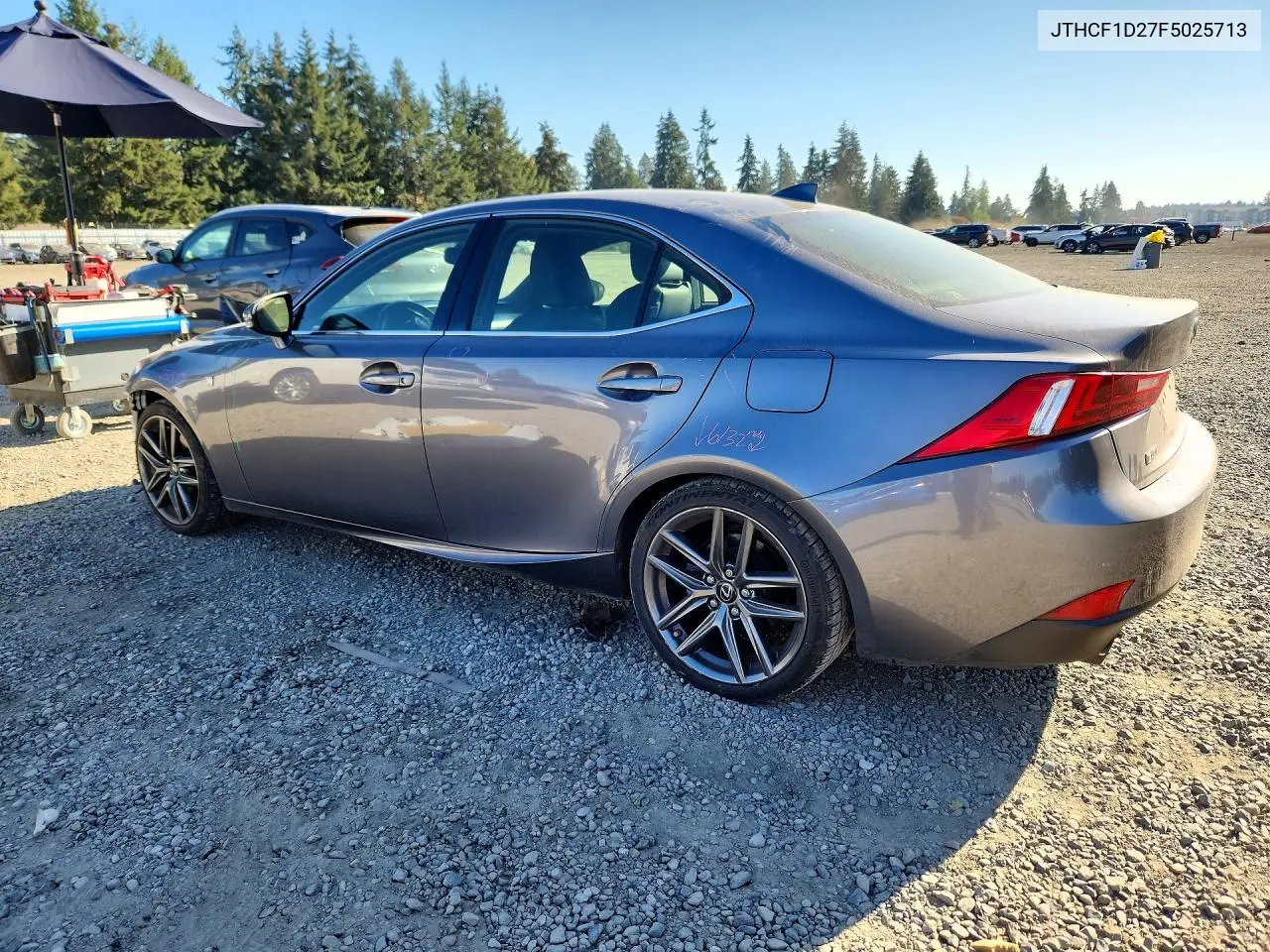 2015 LEXUS IS VIN JTHCF1D27F5025713 — фото 2