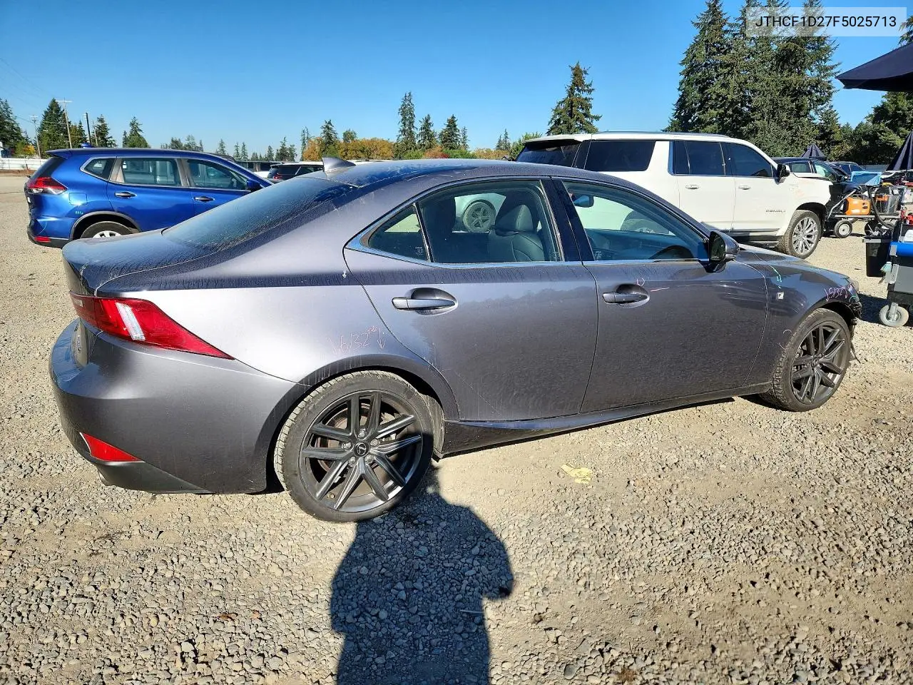 2015 LEXUS IS VIN JTHCF1D27F5025713 — фото 3