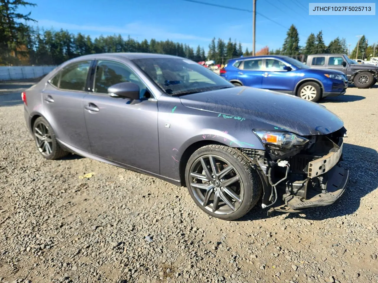 2015 LEXUS IS VIN JTHCF1D27F5025713 — фото 4