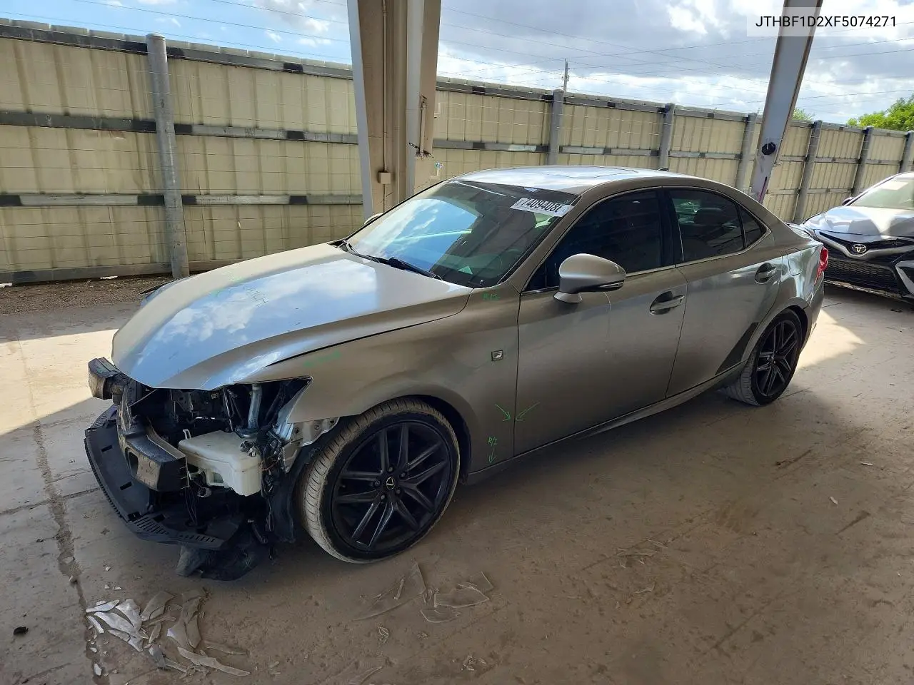 LEXUS IS 2015, VIN JTHBF1D2XF5074271
