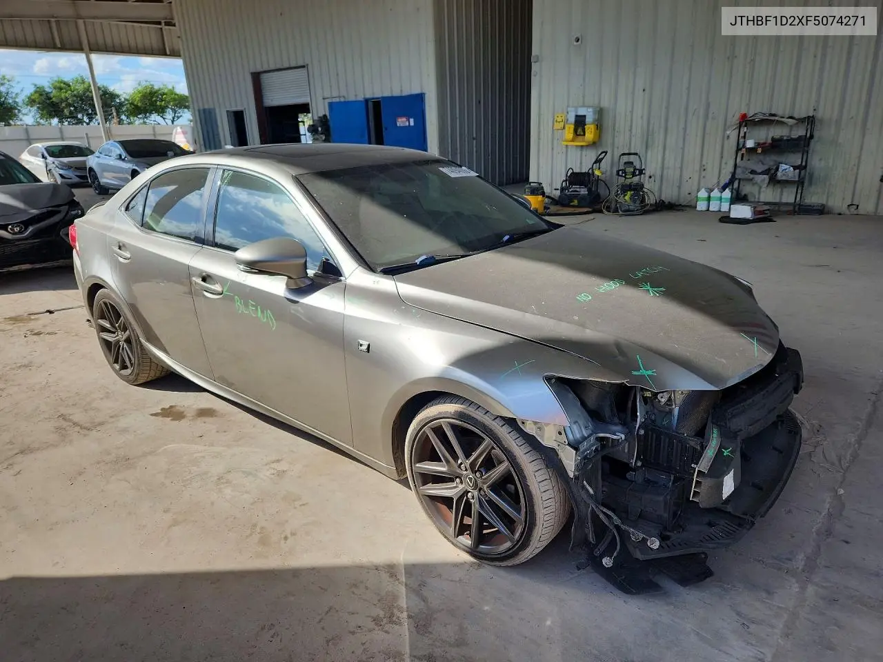 2015 LEXUS IS VIN JTHBF1D2XF5074271 — фото 4