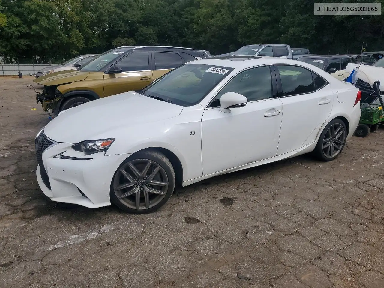 LEXUS IS 2016, VIN JTHBA1D25G5032865