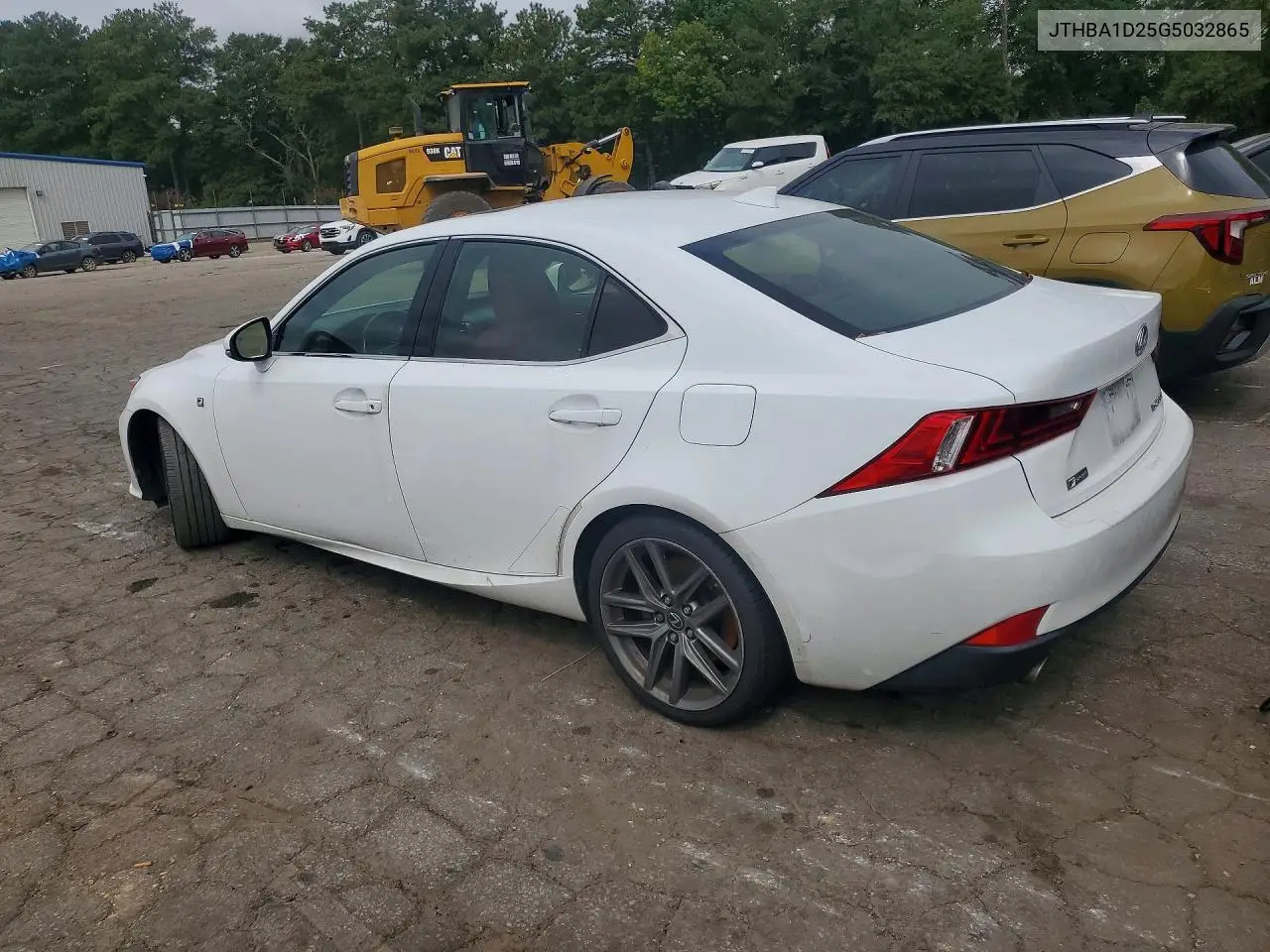 2016 LEXUS IS VIN JTHBA1D25G5032865 — фото 2