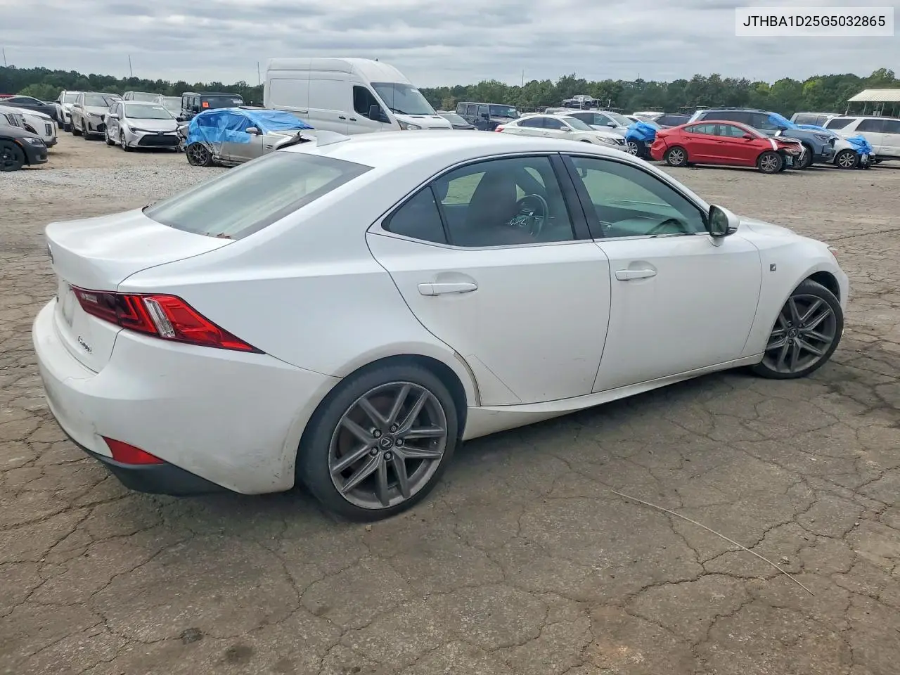 2016 LEXUS IS VIN JTHBA1D25G5032865 — фото 3