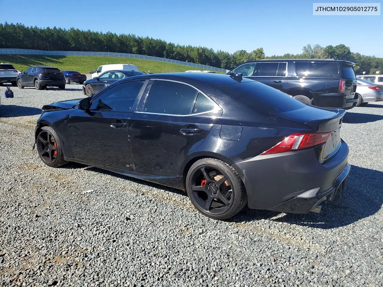 2016 LEXUS IS VIN JTHCM1D29G5012775 — фото 2