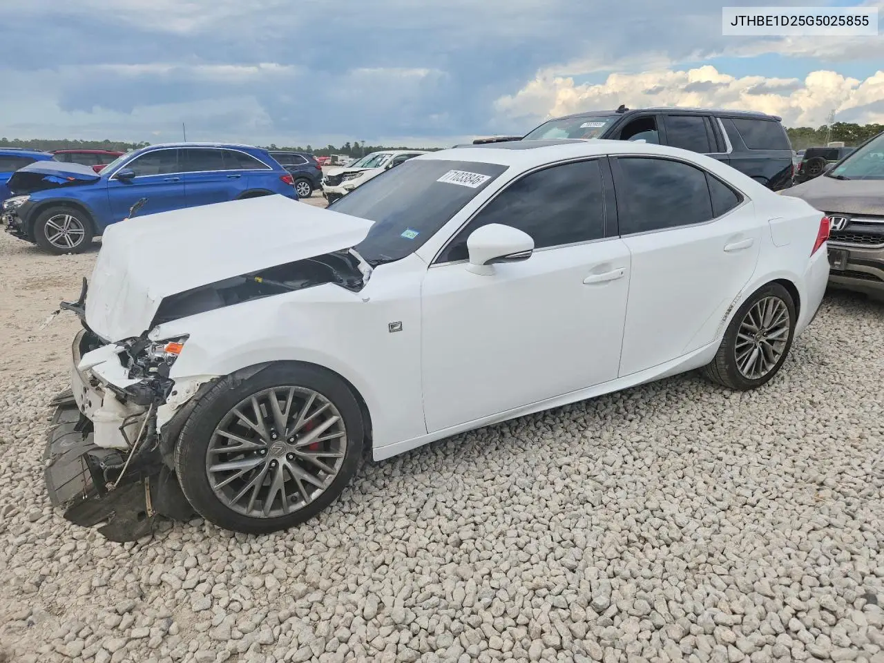LEXUS IS 2016, VIN JTHBE1D25G5025855