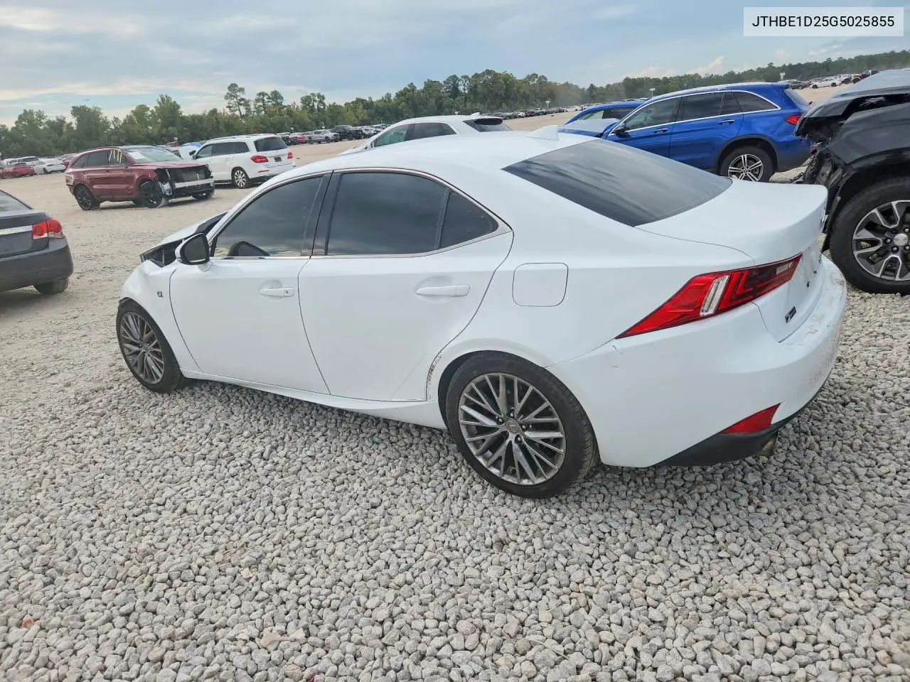 2016 LEXUS IS VIN JTHBE1D25G5025855 — фото 2