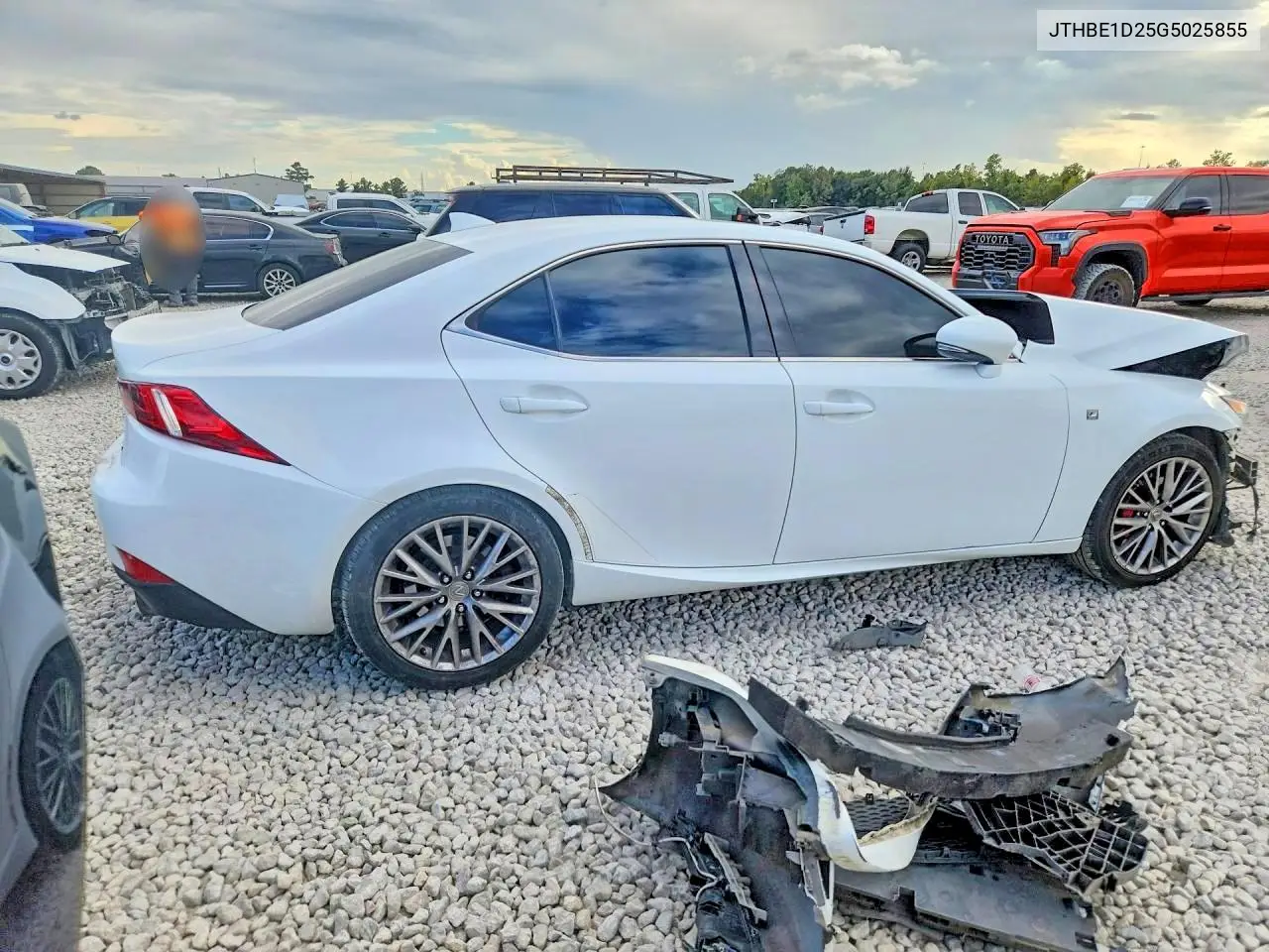 2016 LEXUS IS VIN JTHBE1D25G5025855 — фото 3