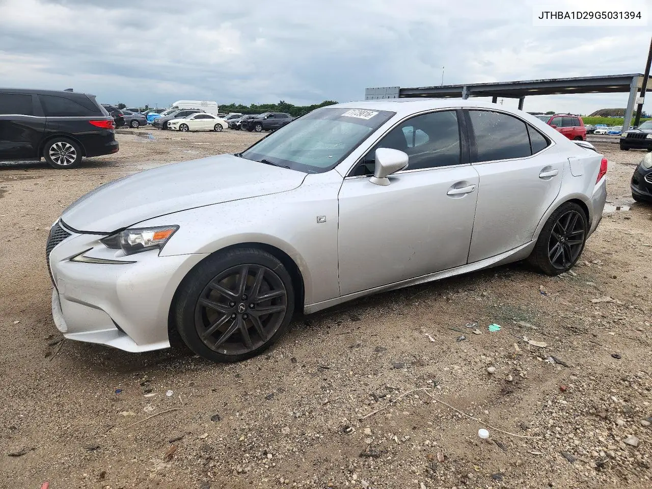 LEXUS IS 2016, VIN JTHBA1D29G5031394