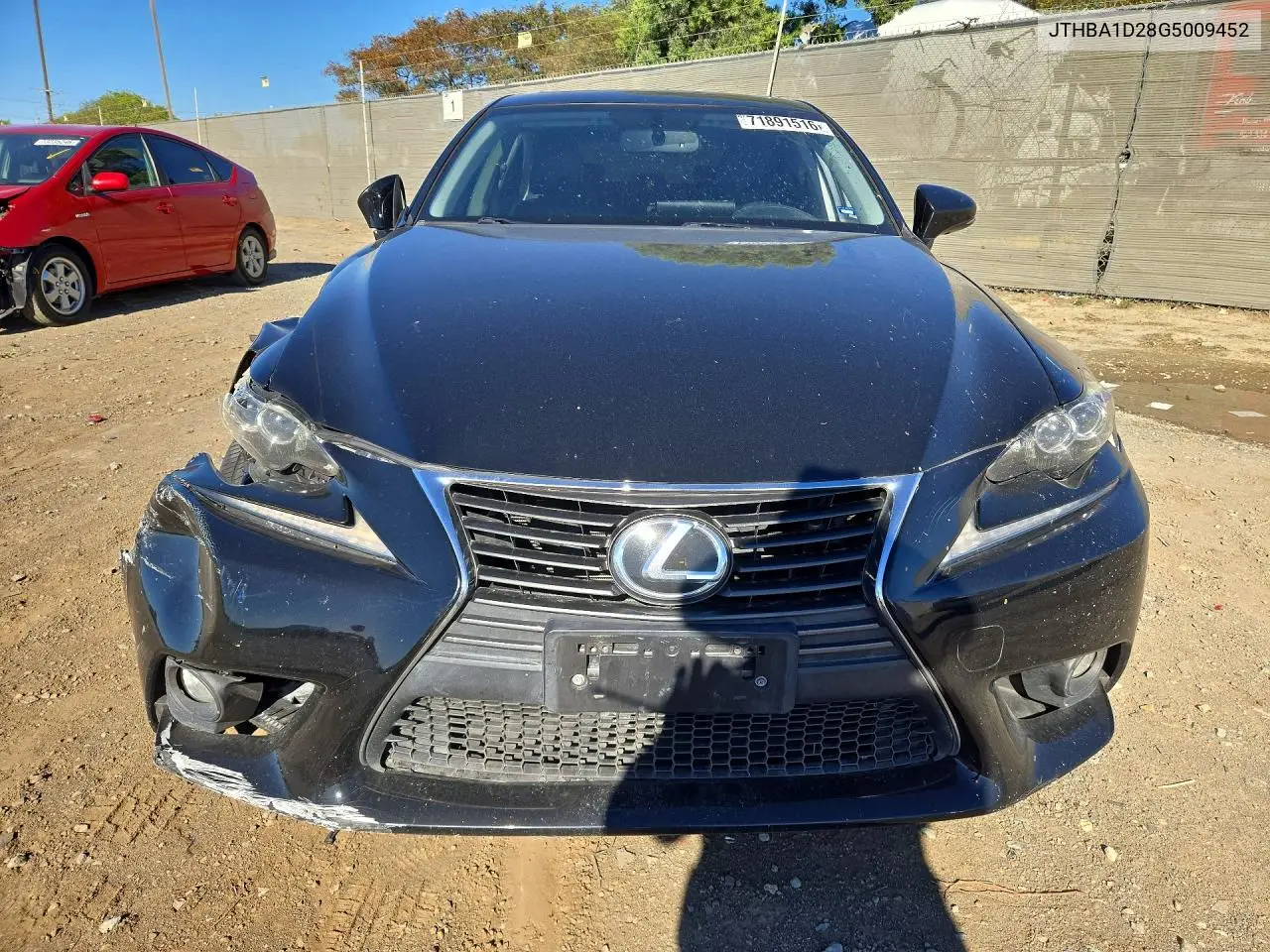 2016 LEXUS IS VIN JTHBA1D28G5009452 — фото 5