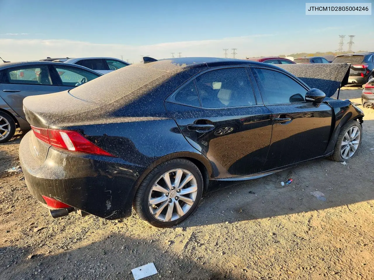 2016 LEXUS IS VIN JTHCM1D28G5004246 — фото 3