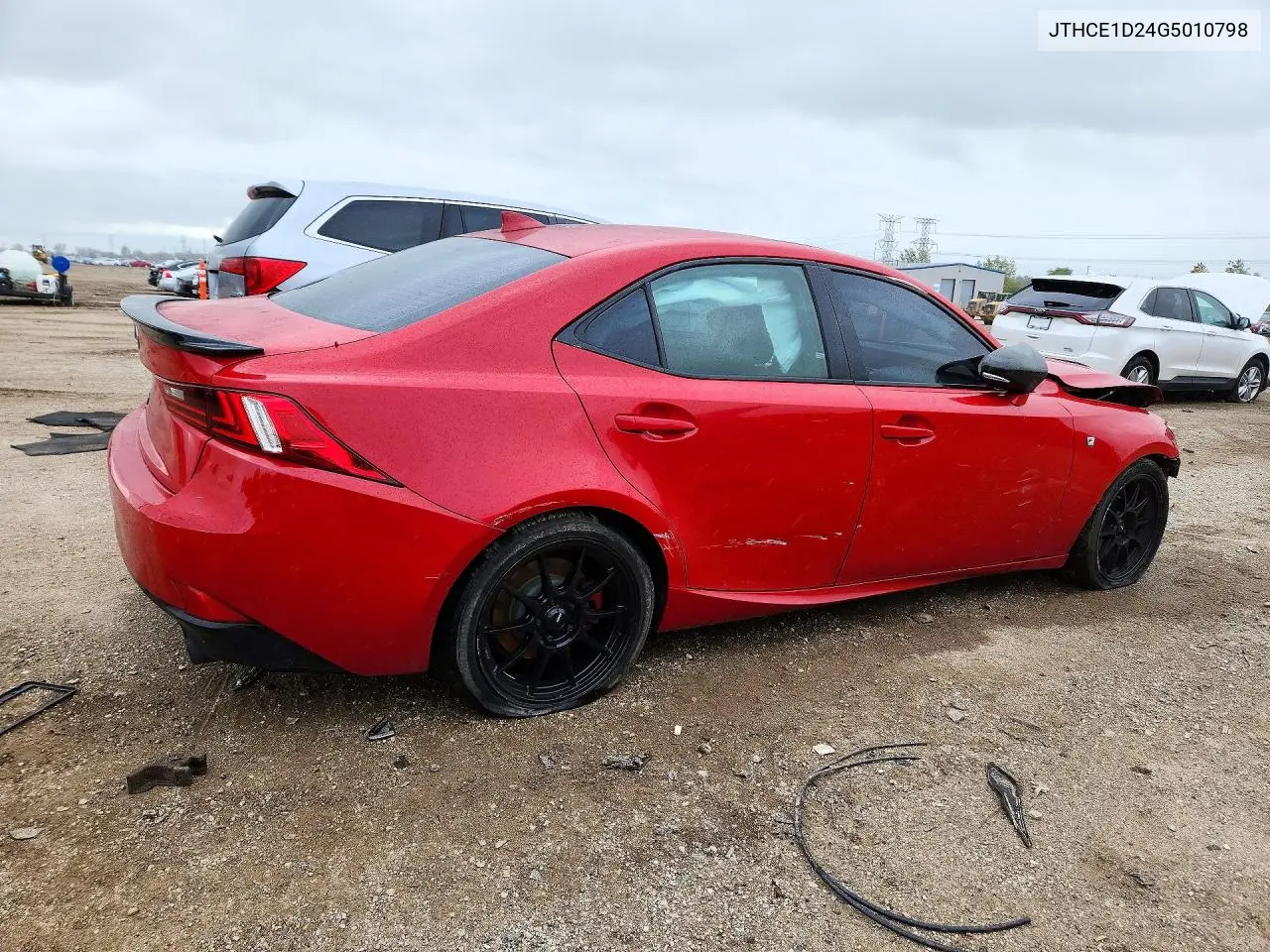 2016 LEXUS IS VIN JTHCE1D24G5010798 — фото 3