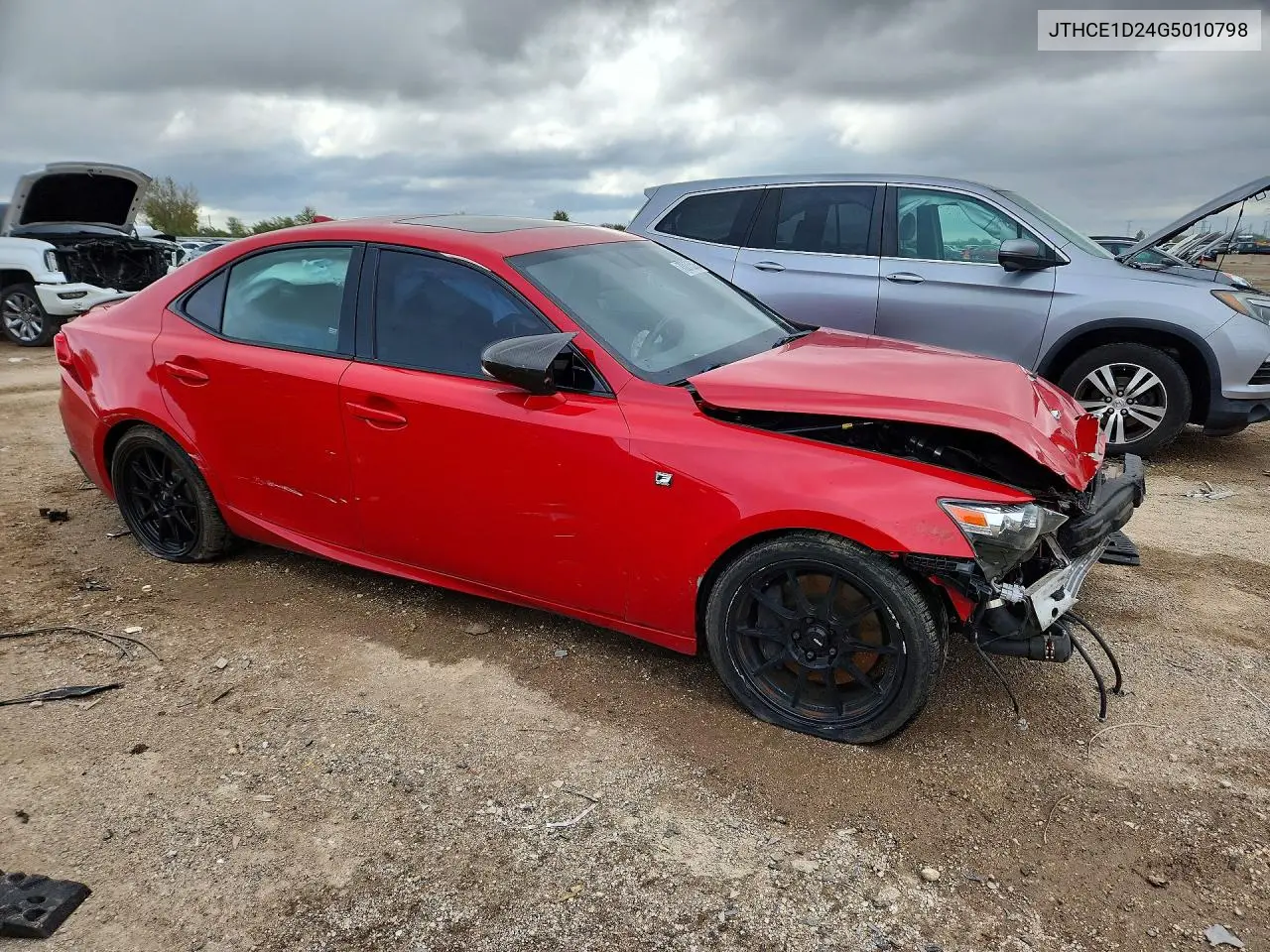 2016 LEXUS IS VIN JTHCE1D24G5010798 — фото 4