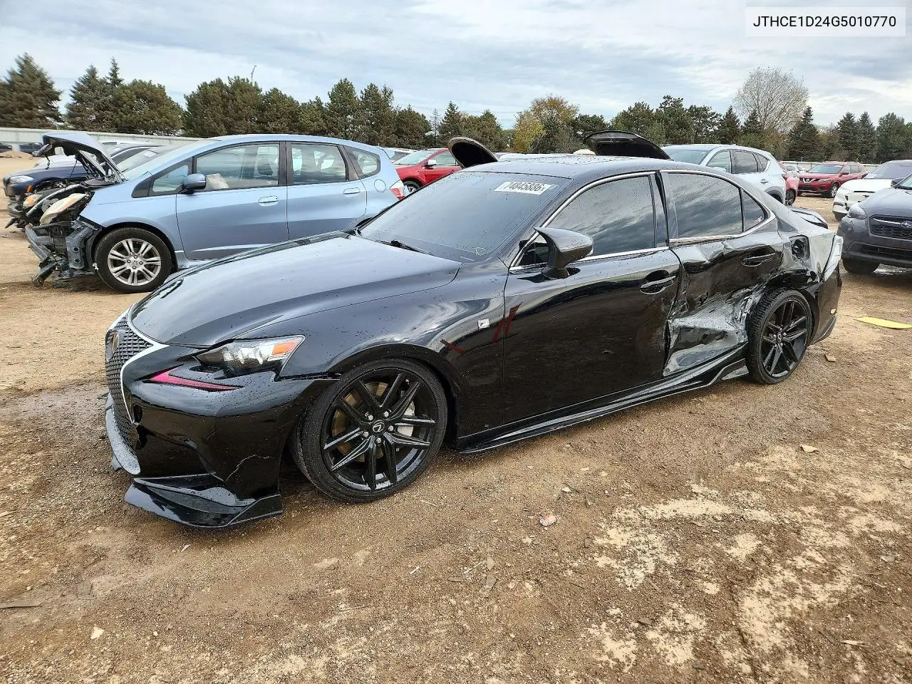 LEXUS IS 2016, VIN JTHCE1D24G5010770