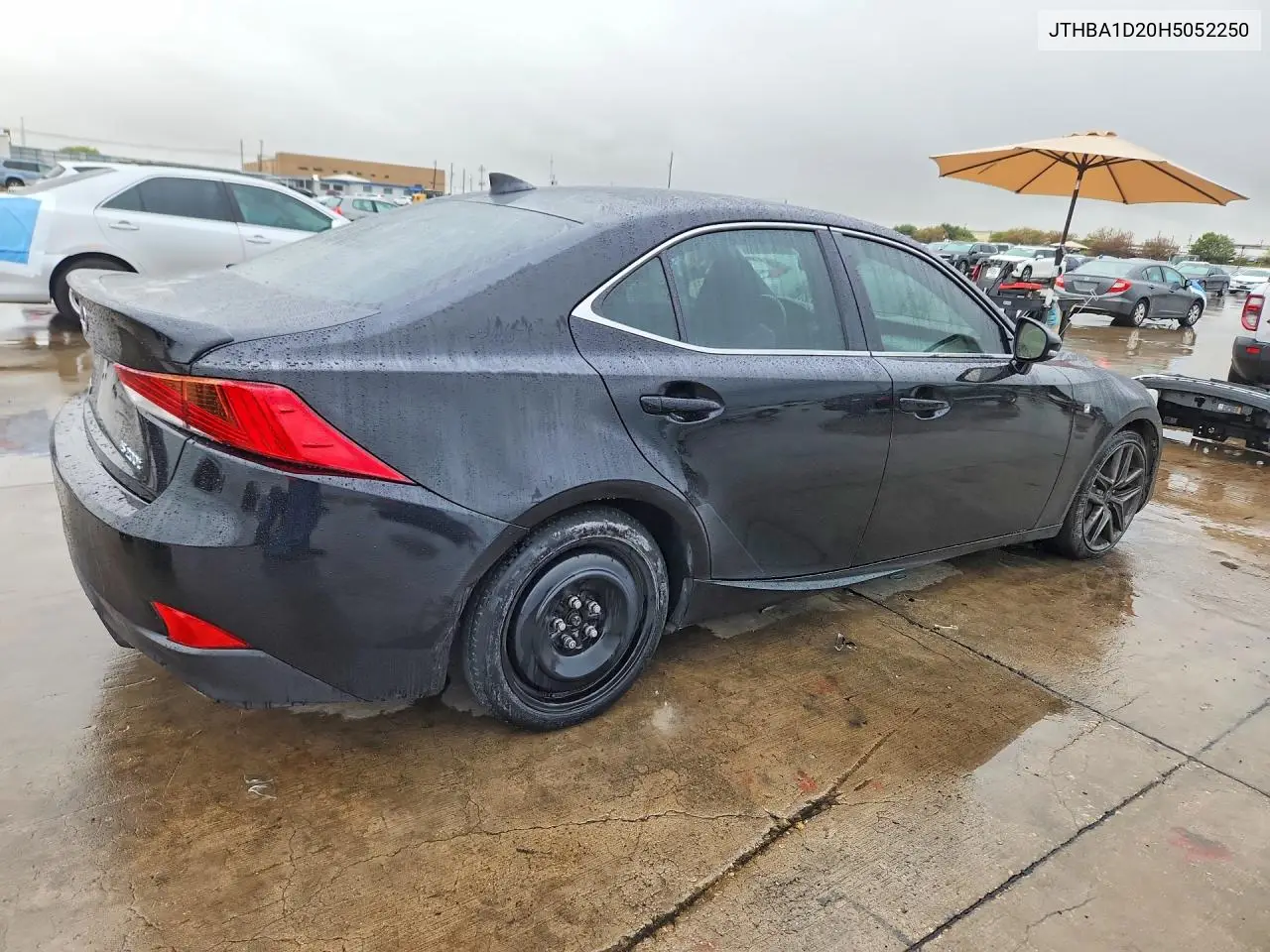 2017 LEXUS IS VIN JTHBA1D20H5052250 — фото 3
