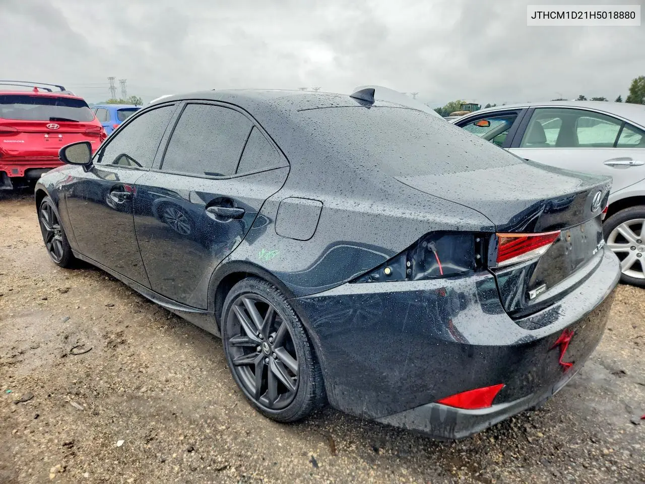 2017 LEXUS IS VIN JTHCM1D21H5018880 — фото 2